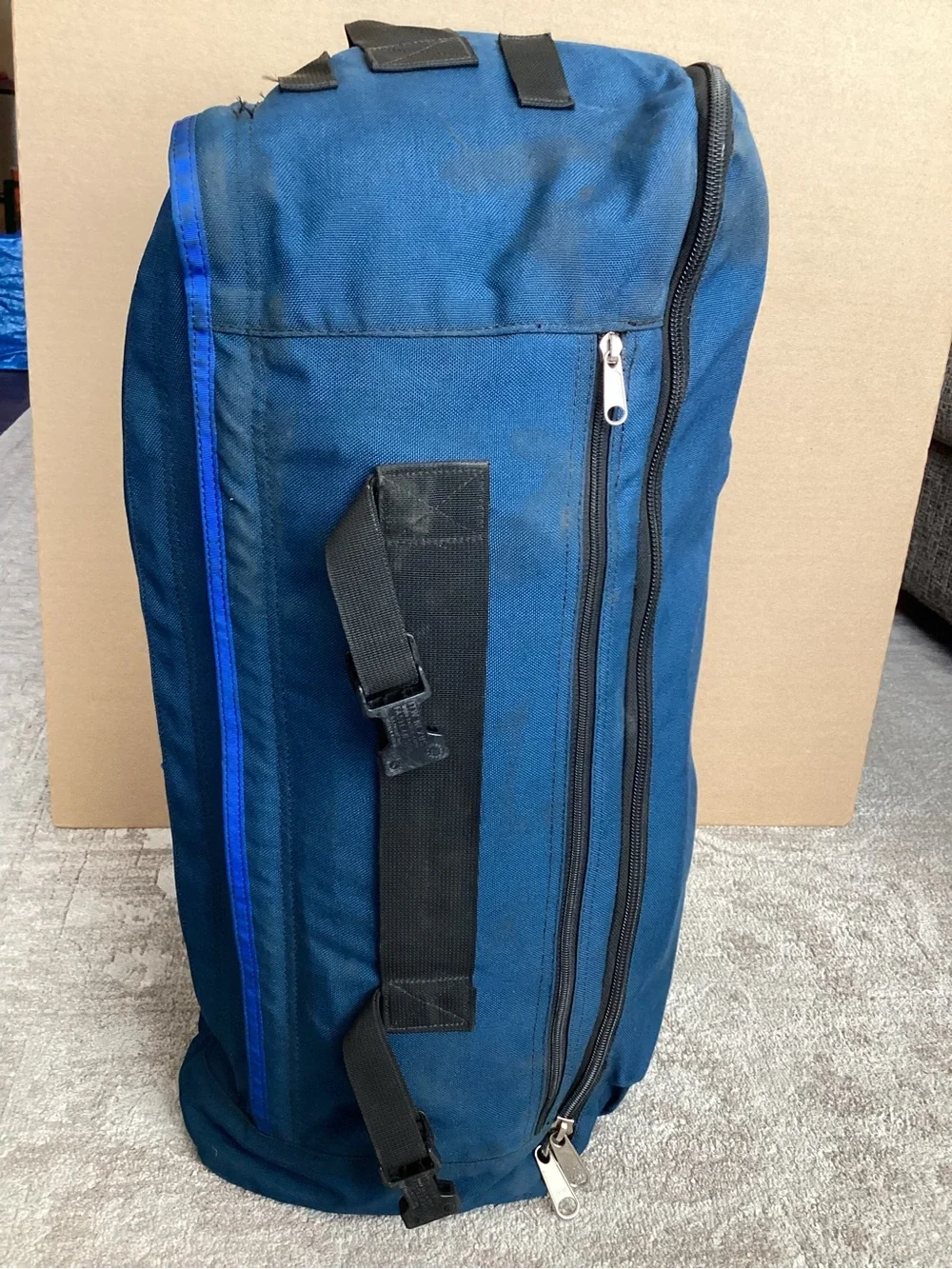 Vintage MEI Voyageur convertible travel backpack made in USA with YKK zippers